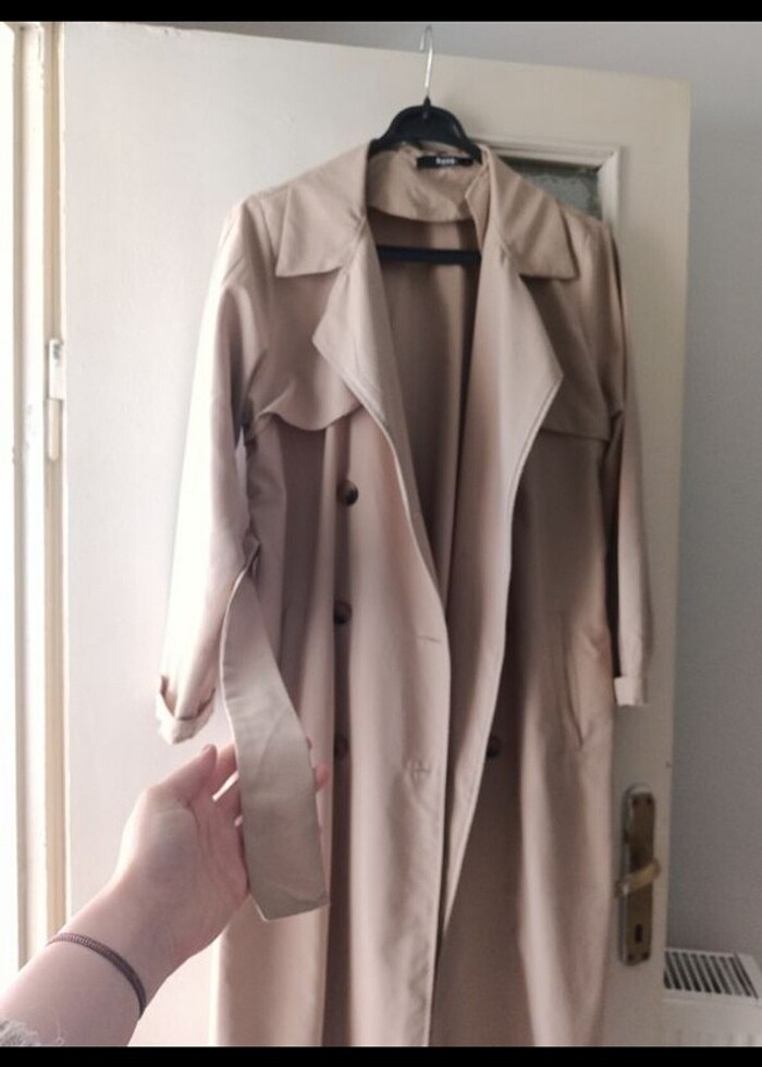 Oversize trençkot  - Görsel 3