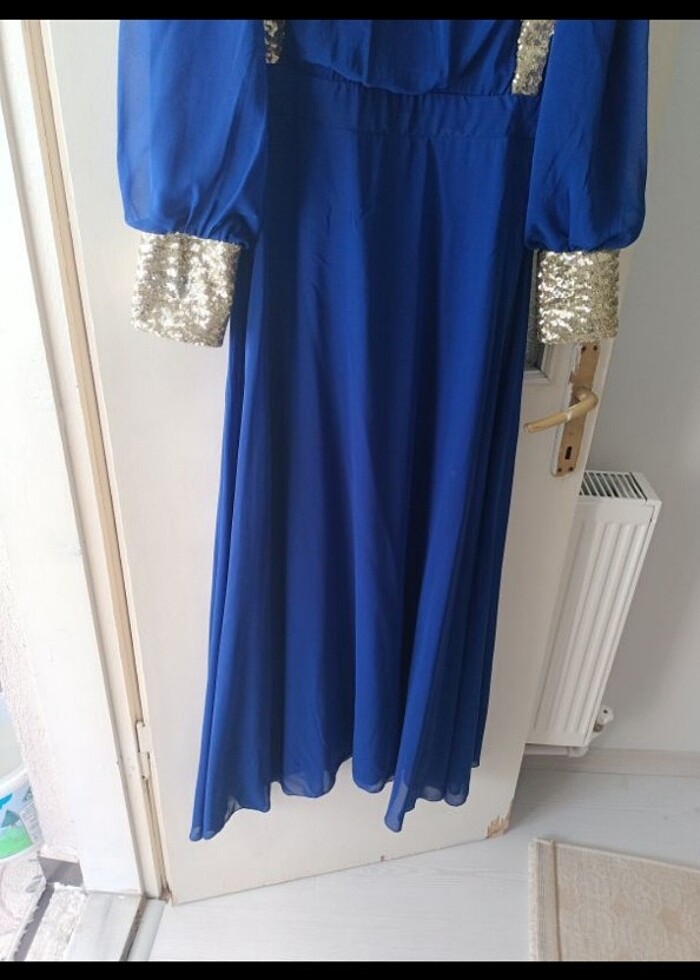 Pullu tesettür abiye  - Görsel 4