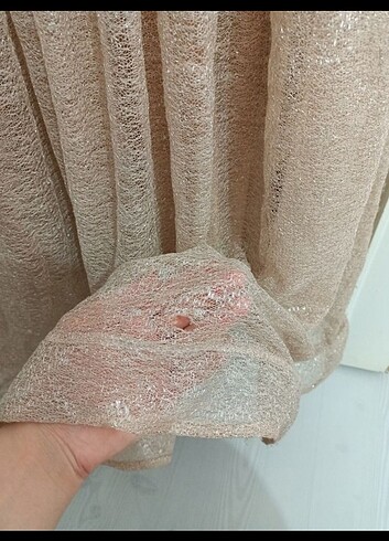 Bej elbise  - Görsel 5