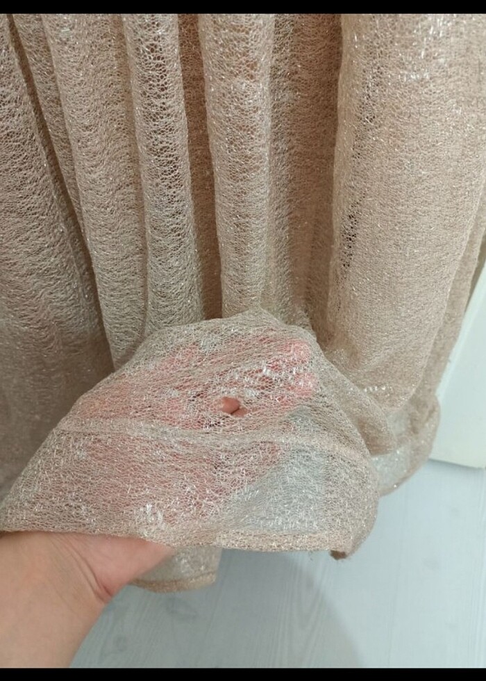 Bej elbise  - Görsel 5