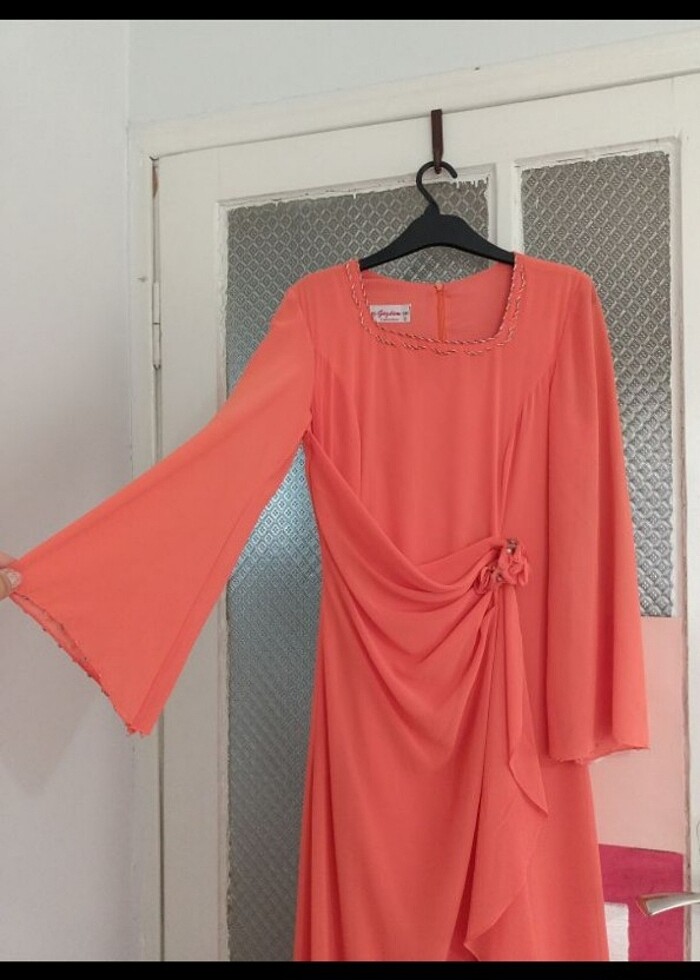 Turuncu abiye  - Görsel 3