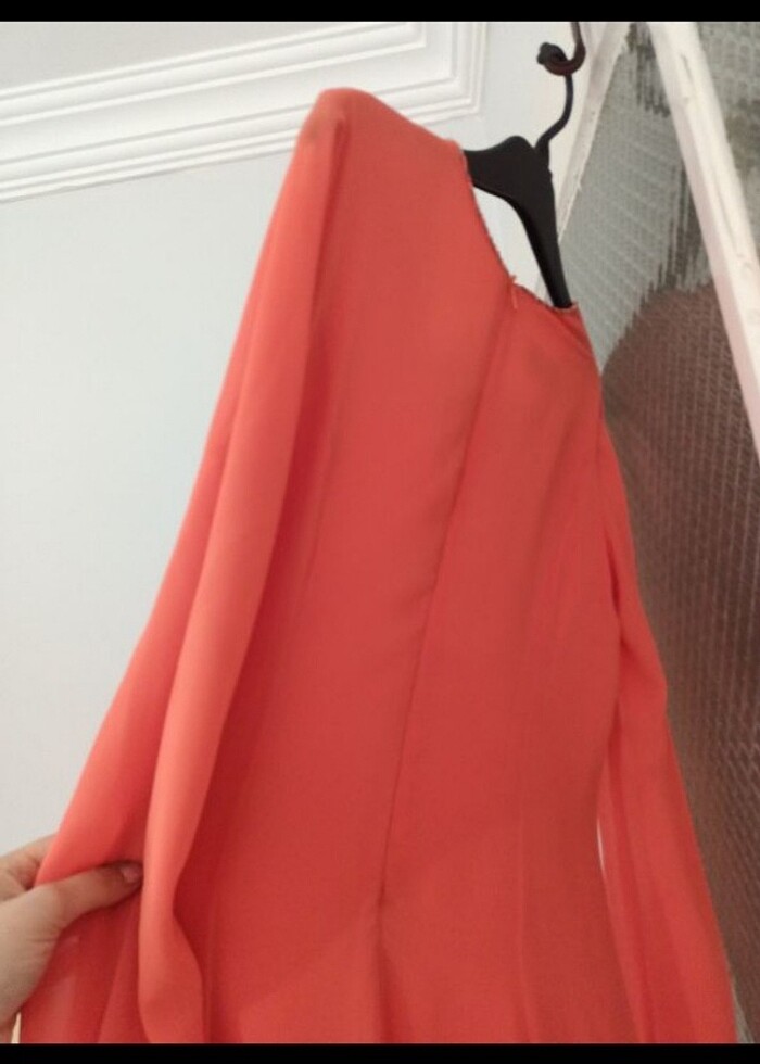 Turuncu abiye  - Görsel 5