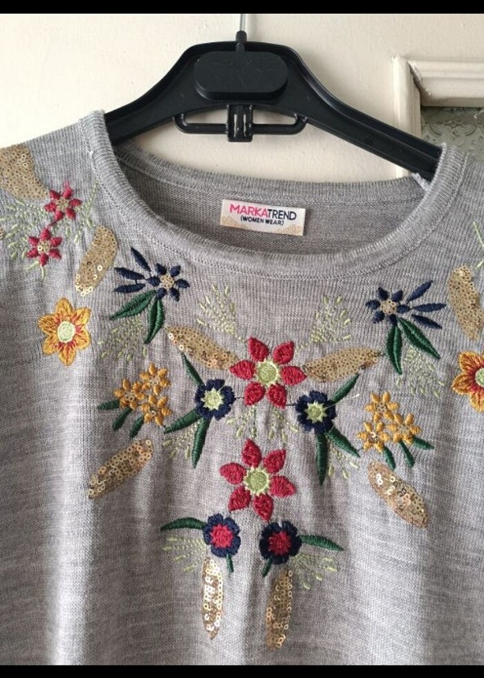 Triko elbise tesettür  - Görsel 3