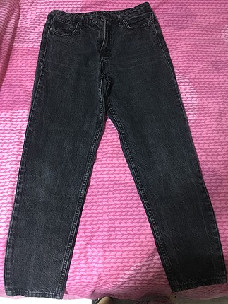 Siyah mum jeans
