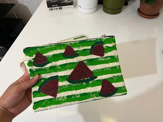 Clutch çanta makyaj çantası