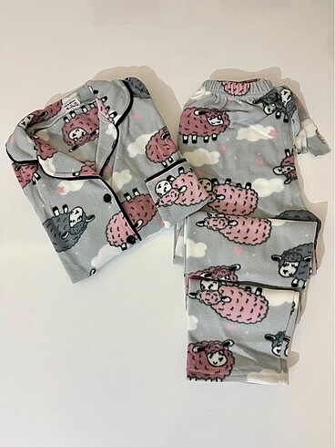 xl Beden çeşitli Renk Polar pijama takımı