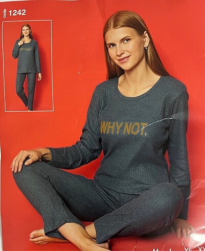 Uzun kollu bayan pijama takımı