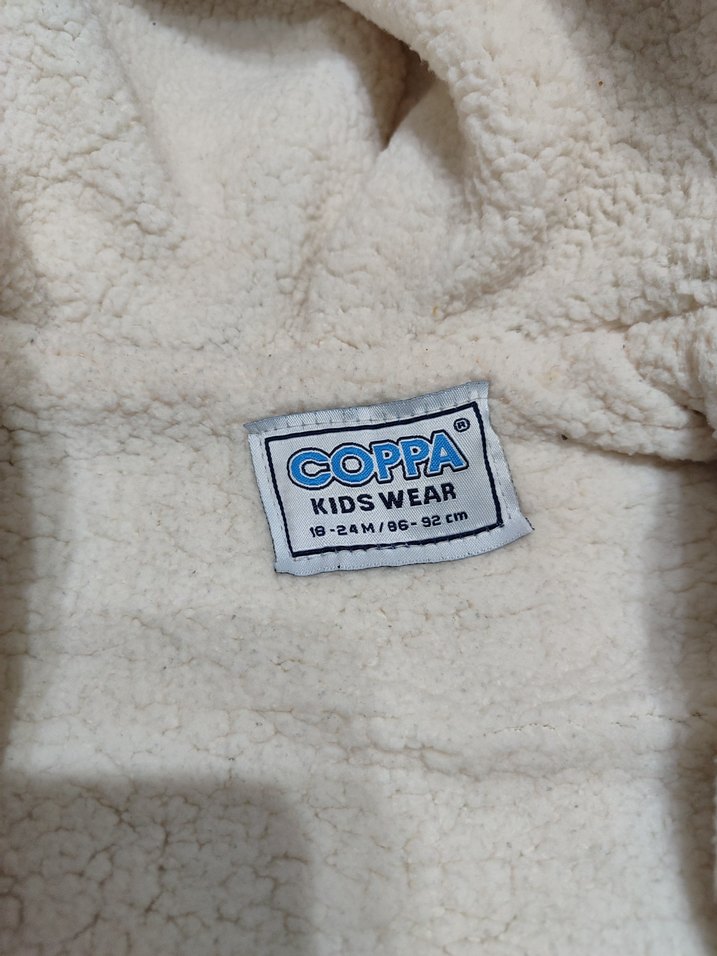 Koyu Mavi Erkek Bebek Kürklü Tulum - Görsel 3