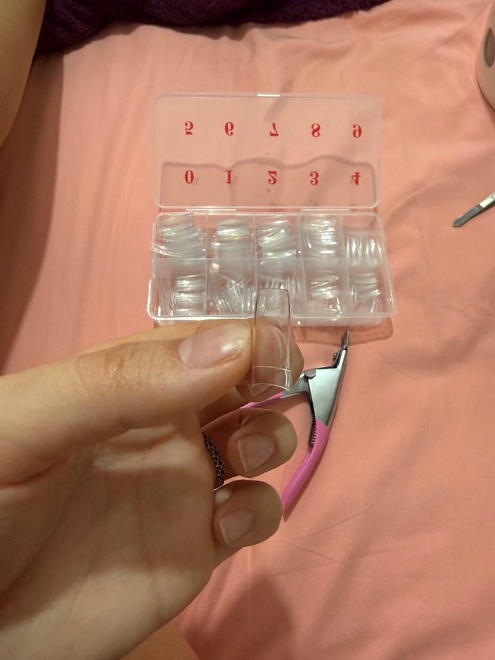 Şeffaf Yarım Ay Tips ve Tips Makası - Görsel 3