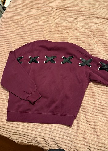 Arkası İp Detaylı Sweat - Görsel 2