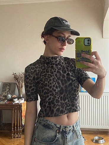 Leopar Desen Bluz