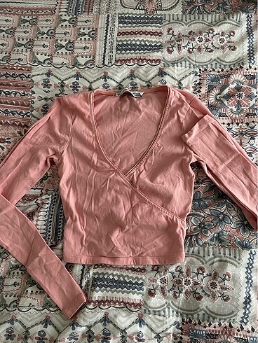 Bershka Balerin Bluz Pembe