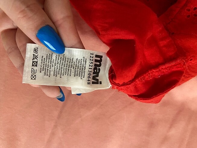 Kırmızı Korse Bluz - Görsel 3