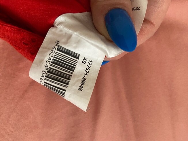 Kırmızı Korse Bluz - Görsel 4