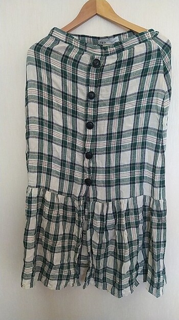 Zara Keten Midi etek