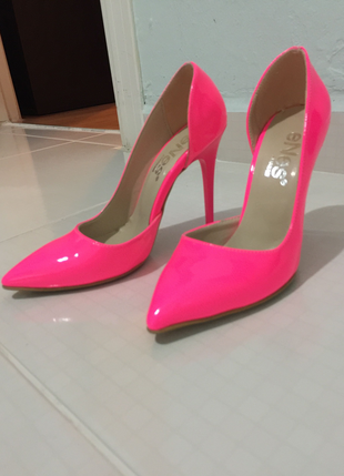 Diğer Neon pembe stiletto