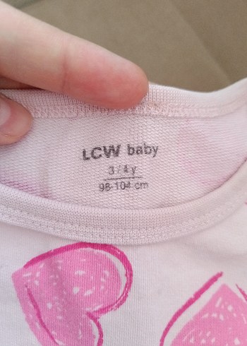 LC Waikiki LCW Pembe Kalp Desenli PİJAMA