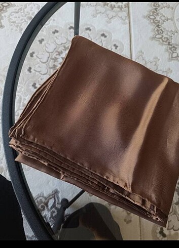 Beden kahverengi Renk Vissona ipek Twill eşarp
