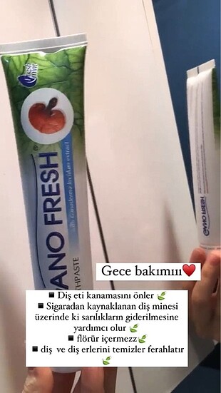 Gano excel diş macunu