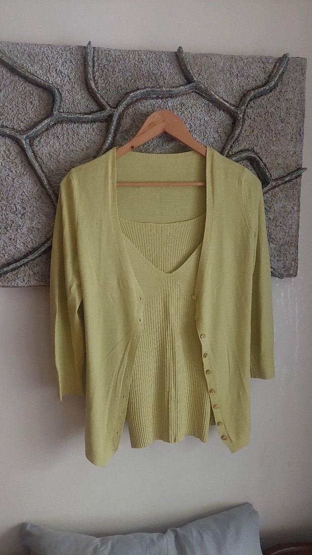 İç dış triko twin set - Görsel 4