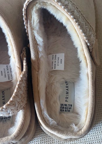 Bej Süet Dolgu Topuklu Kadın Terlik - Görsel 6