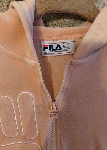 Fila Kapüşonlu Fermuarlı Pembe Sweatshirt - Görsel 4