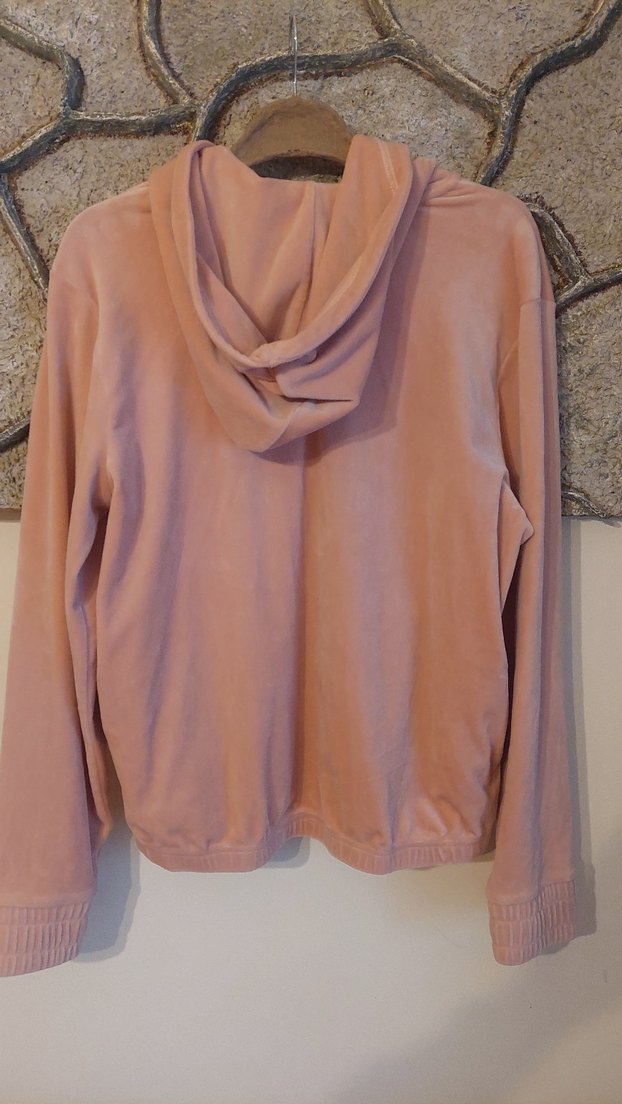 Fila Kapüşonlu Fermuarlı Pembe Sweatshirt - Görsel 3