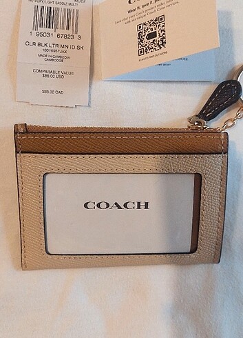 Coach mini cuzdan - Görsel 6