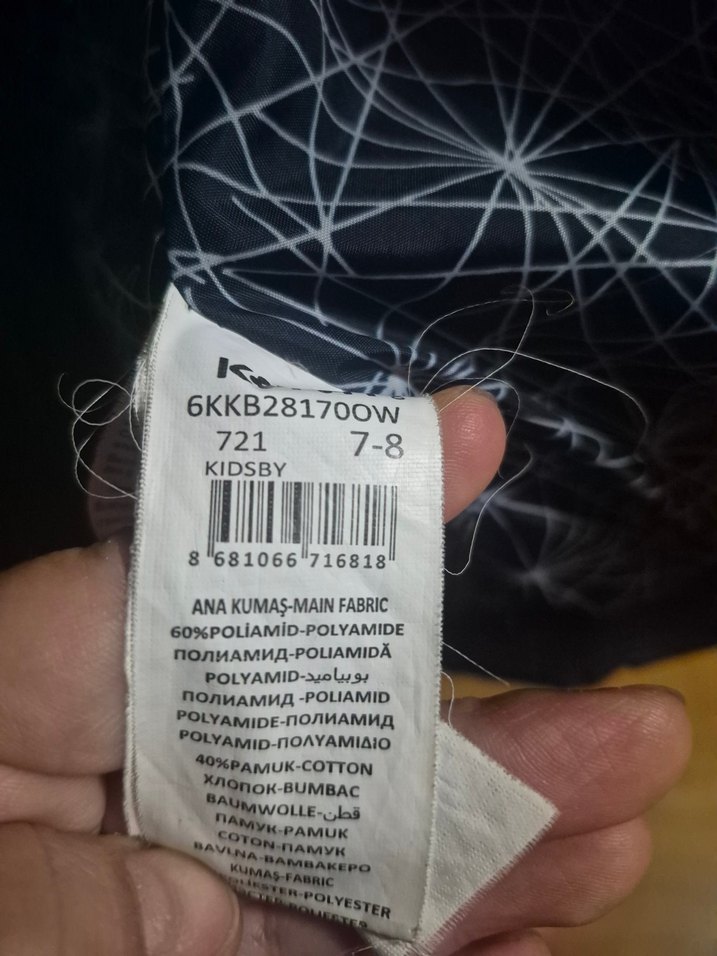 Erkek Çocuk Kaz tüyü mont (7-8 yaş) - Görsel 3