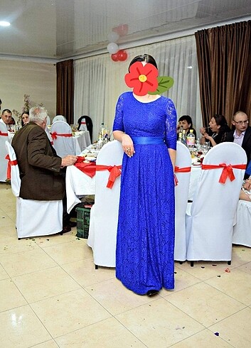 l Beden Uzun elbise