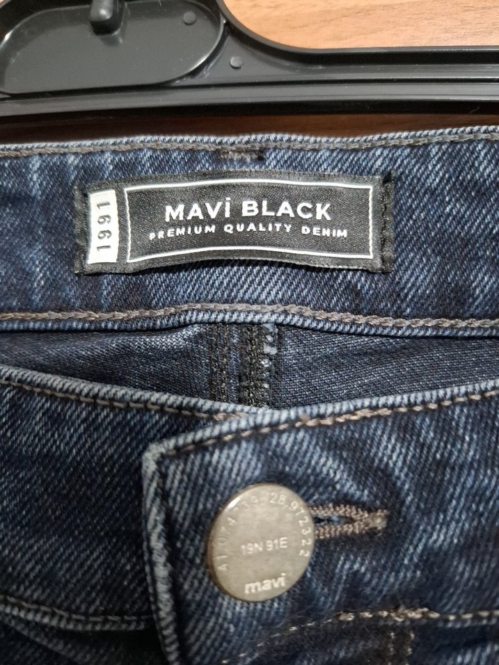 Erkek Lacivert Regular Fit Denim Jean - Görsel 4