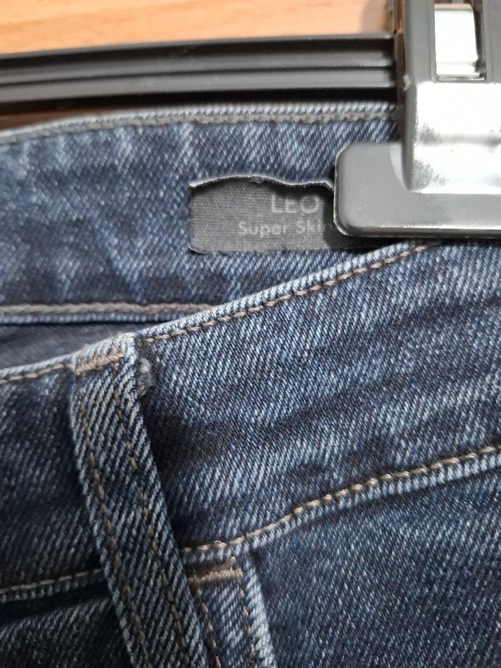 Erkek Lacivert Regular Fit Denim Jean - Görsel 3