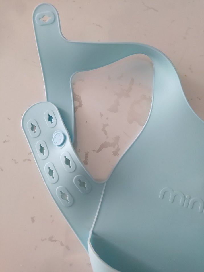 oioi Mavi Silikon Bebek Önlüğü - Görsel 4