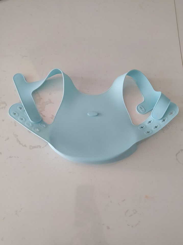 oioi Mavi Silikon Bebek Önlüğü - Görsel 2