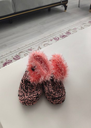 Pembe Desenli Kız patik - Görsel 2