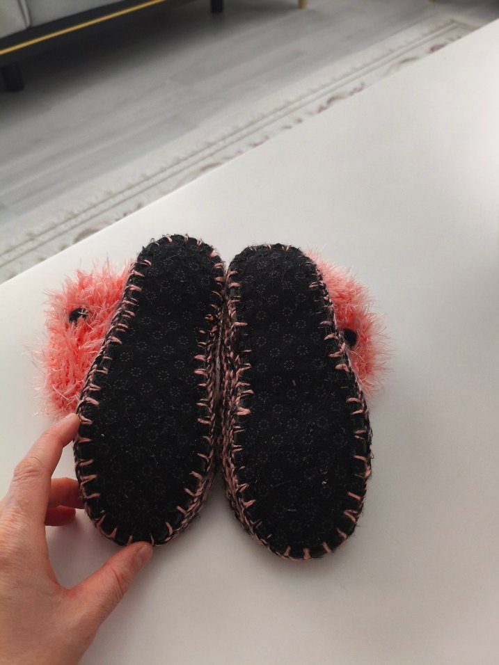 Pembe Desenli Kız patik - Görsel 3