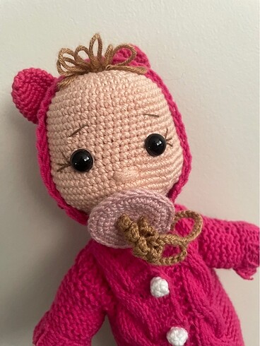  Amigurumi emzikli bebek