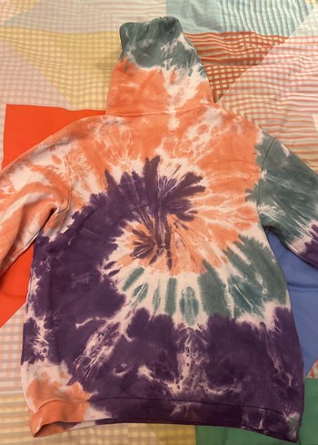 m Beden Les Benjamins Batik Desenli Kapüşonlu Sweatshirt Eşofman Takımı