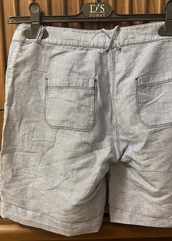 Mudo Çizgili Katlanabilir Şort - Görsel 2