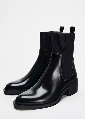 Zara ZARA SİYAH BOT YENİ ETİKETLİ