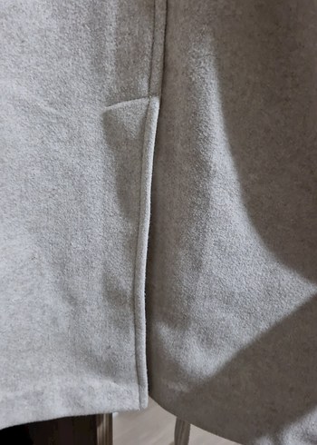 Bej Midi Kadın Kemerli Kaban - Görsel 6