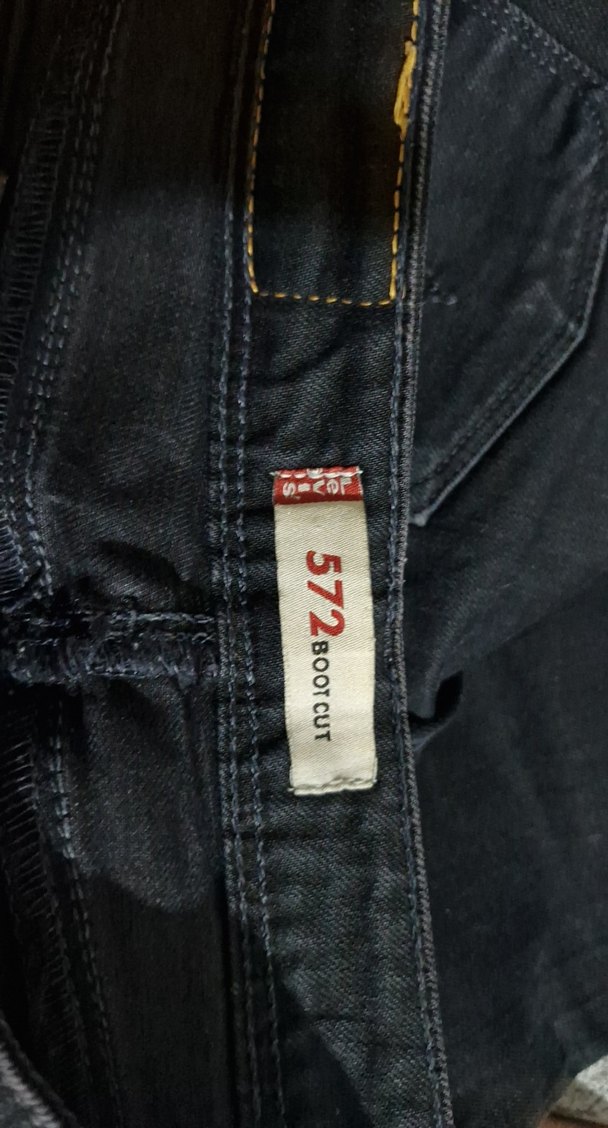 Lacivert Kadın Düşük Bel Denim Pantolon - Görsel 2