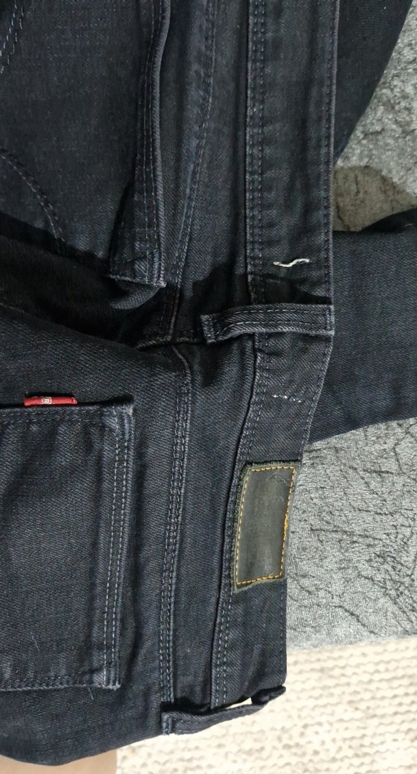 Lacivert Kadın Düşük Bel Denim Pantolon - Görsel 3