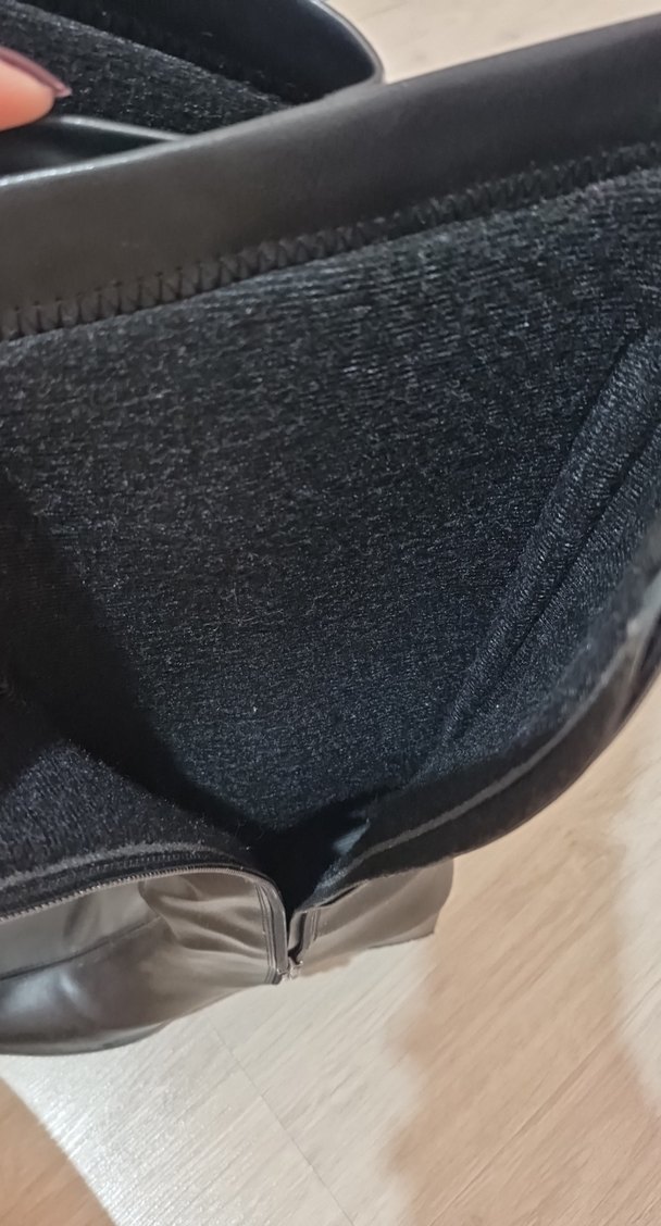 Kadın Siyah Deri Dizüstü Stiletto Çizme - Görsel 5