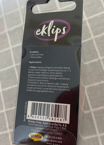 Eklips Pembe Sünger Makyaj Süngeri - Görsel 2