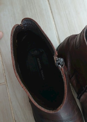 Kahverengi Deri Erkek Bot tertemiz alan kişi uzun yıllar giyeblr - Görsel 2