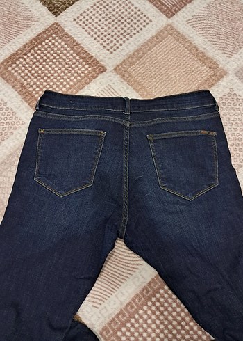 Mango Koyu Mavi Denim Jean