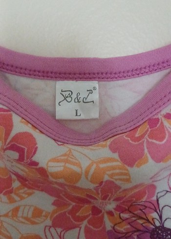 Dantel Detaylı Çiçek Desenli Kız Elbisesi L beden - Görsel 3