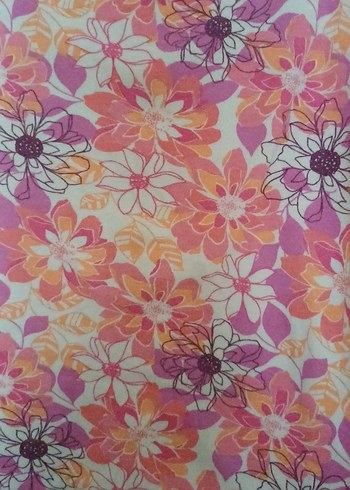 Dantel Detaylı Çiçek Desenli Kız Elbisesi L beden - Görsel 2