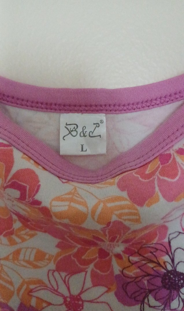 Dantel Detaylı Çiçek Desenli Kız Elbisesi L beden - Görsel 3